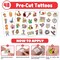 72 PCS Hispanic Heritage Month Party Favors - 48 Temporary Tattoos & 24 Slap Bracelets